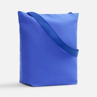 Шопер B5, синий с широкими синими ручками