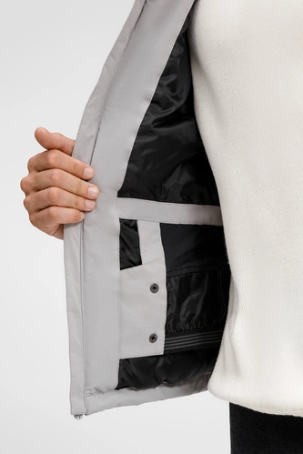 Жилет унисекс Sfera, светло-серый Жилет унисекс Sfera, светло-серый