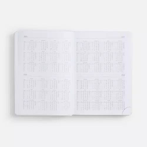 Ежедневник Nebraska, недатированный, белый Ежедневник Nebraska, недатированный, белый