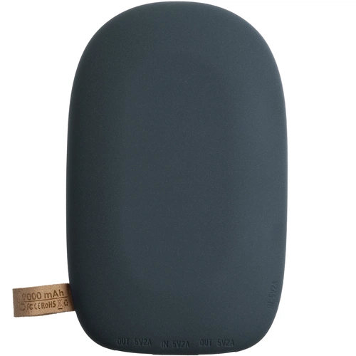 Аккумулятор с беспроводной зарядкой Pebble Wireless 9000 мАч, серо-синий Аккумулятор с беспроводной зарядкой Pebble Wireless 9000 мАч, серо-синий