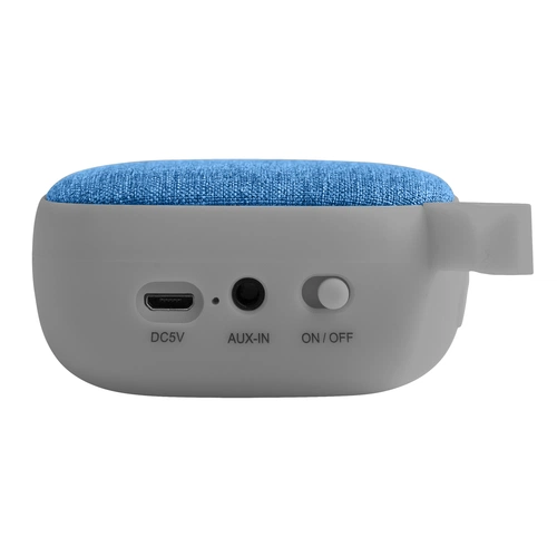 Беспроводная колонка Chubby, серая с голубым Беспроводная колонка Chubby, серая с голубым