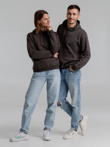 Толстовка с капюшоном Snake II темно-серая Толстовка с капюшоном Snake II темно-серая