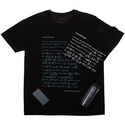 Футболка мужская «Да будет свет», со светящимся принтом Футболка мужская «Да будет свет», со светящимся принтом