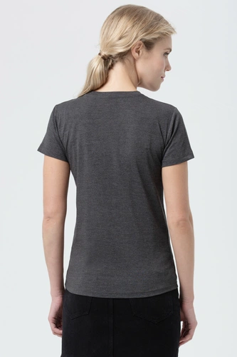 Футболка женская Regent Fit Women, черный меланж Футболка женская Regent Fit Women, черный меланж