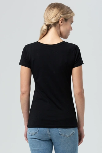 Футболка женская Martin Women, черная Футболка женская Martin Women, черная