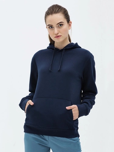 Толстовка унисекс Spencer, темно-синяя Толстовка унисекс Spencer, темно-синяя