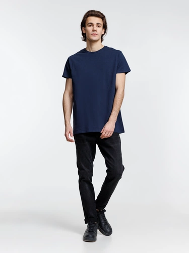 Футболка мужская Pioneer Men, темно-синяя Футболка мужская Pioneer Men, темно-синяя