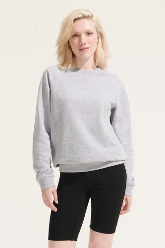 Свитшот унисекс Space, черный меланж Свитшот унисекс Space, черный меланж