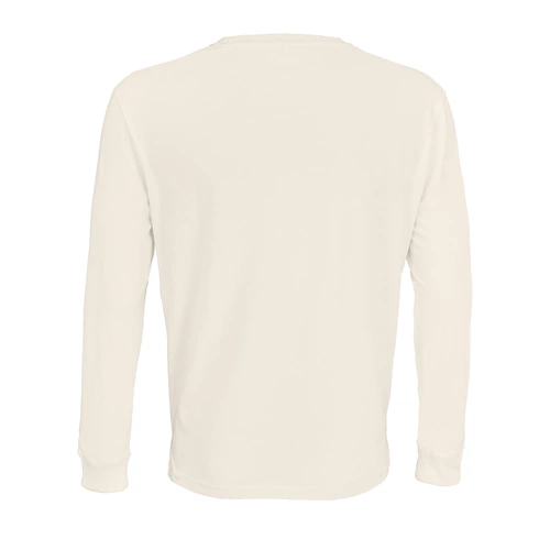 Футболка унисекс с длинным рукавом Pioneer LSL, молочно-белая Футболка унисекс с длинным рукавом Pioneer LSL, молочно-белая