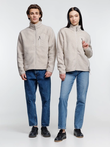 Куртка унисекс Fury, бежевая Куртка унисекс Fury, бежевая