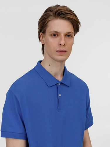 Рубашка поло унисекс Pacific, ярко-синяя (royal) Рубашка поло унисекс Pacific, ярко-синяя (royal)