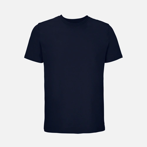 Футболка унисекс Lyam, темно-синяя Футболка унисекс Lyam, темно-синяя