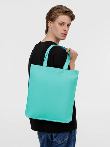 Холщовая сумка Avoska, бирюзовая Холщовая сумка Avoska, бирюзовая