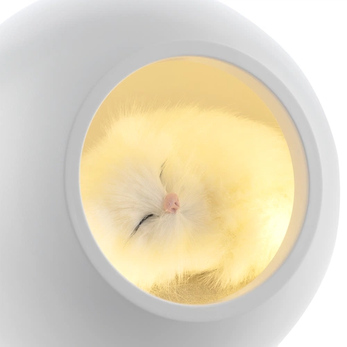 Беспроводная лампа-колонка Right Meow, белая Беспроводная лампа-колонка Right Meow, белая