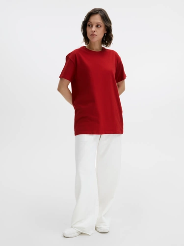 Футболка Imperial 190, вишнево-красная Футболка Imperial 190, вишнево-красная