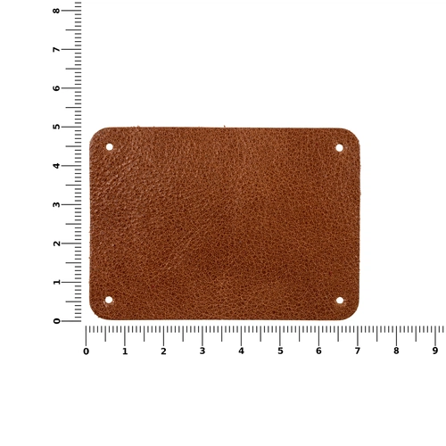 Лейбл кожаный Beta, XL, горчичный Лейбл кожаный Beta, XL, горчичный