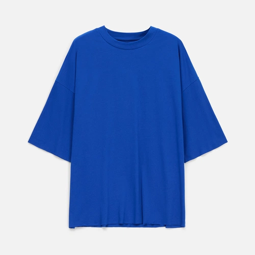 Футболка унисекс оверсайз T1, синяя Футболка унисекс оверсайз T1, синяя