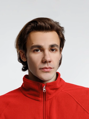 Куртка флисовая унисекс Fliska, красная Куртка флисовая унисекс Fliska, красная