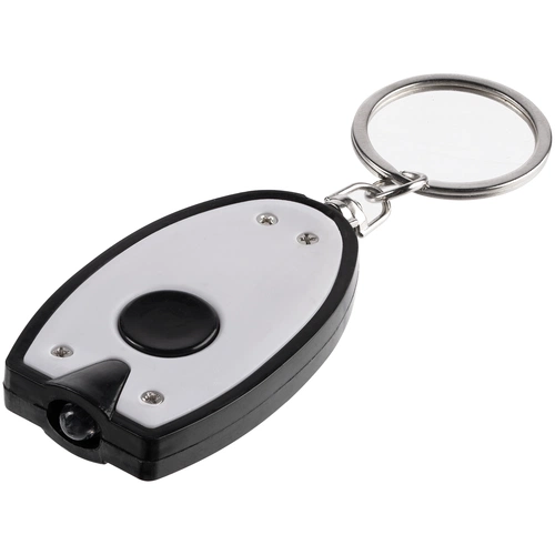 Брелок-фонарик Vivid, ver.2, белый с черным Брелок-фонарик Vivid, ver.2, белый с черным