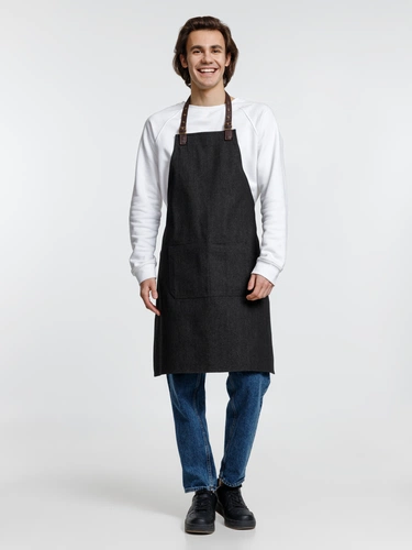 Фартук Denim Team, черный джинс Фартук Denim Team, черный джинс