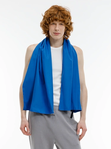 Полотенце спортивное Snaab, синее Полотенце спортивное Snaab, синее