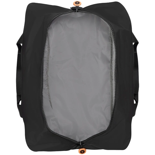 Сумка дорожная Compact Neon, черная с оранжевым Сумка дорожная Compact Neon, черная с оранжевым