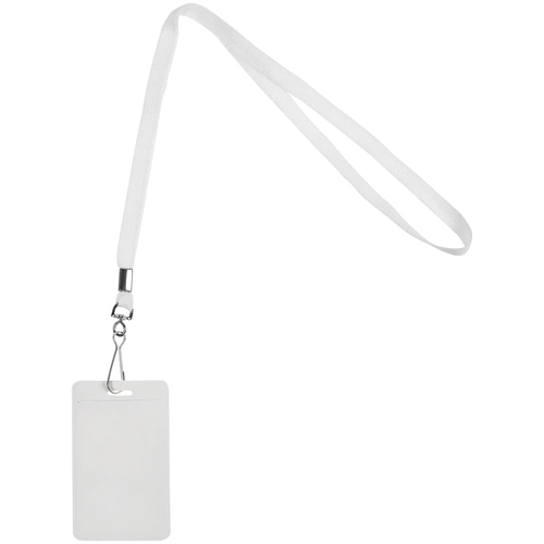 Лента с карабином Colorplan, белая Лента с карабином Colorplan, белая