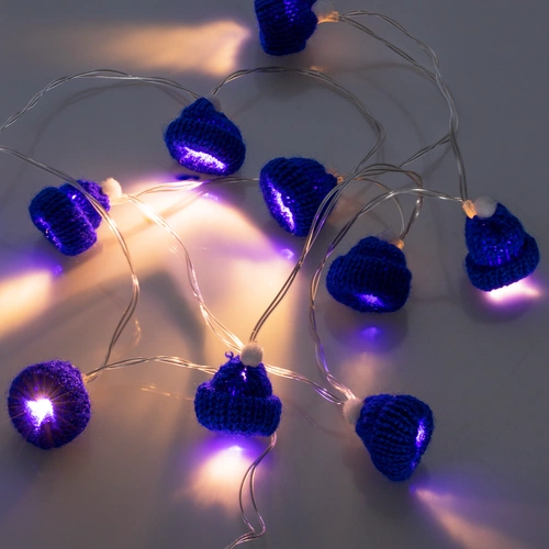 Гирлянда Cosy Poms, синяя Гирлянда Cosy Poms, синяя