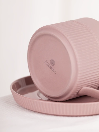 Чайная пара Pastello Moderno, розовая Чайная пара Pastello Moderno, розовая