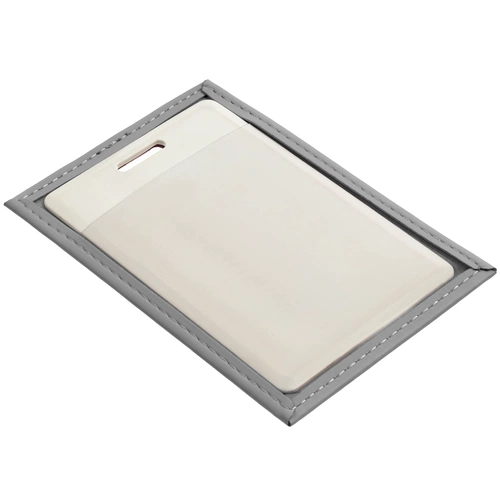 Чехол для пропуска Shall, серый Чехол для пропуска Shall, серый