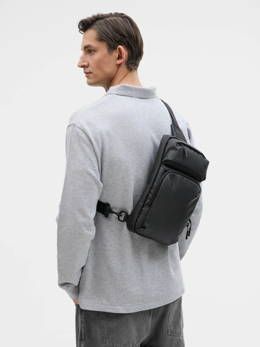 Рюкзак на одно плечо Jekko, черный Рюкзак на одно плечо Jekko, черный