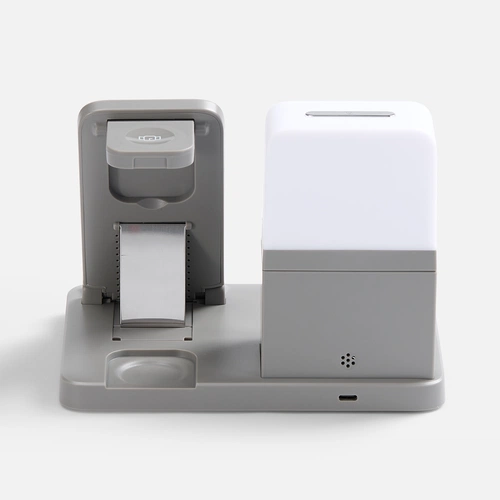 Зарядная станция с электронными часами и подсветкой Large Charge ver.3, серая Зарядная станция с электронными часами и подсветкой Large Charge ver.3, серая