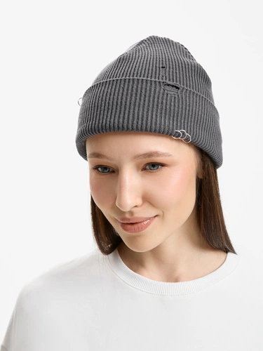 Шапка Ribelle, темно-серая Шапка Ribelle, темно-серая