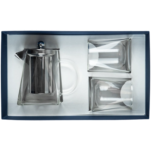 Чайный набор Quadroni в темно-синей коробке Чайный набор Quadroni в темно-синей коробке
