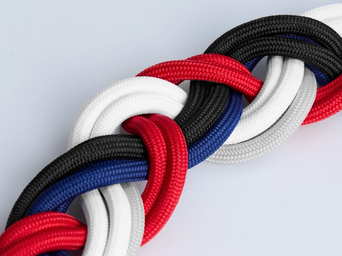 Шнурок для бейджа Tube Metal, черный Шнурок для бейджа Tube Metal, черный