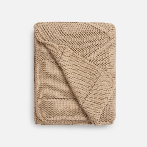 Плед Curve Verve, бежевый меланж Плед Curve Verve, бежевый меланж