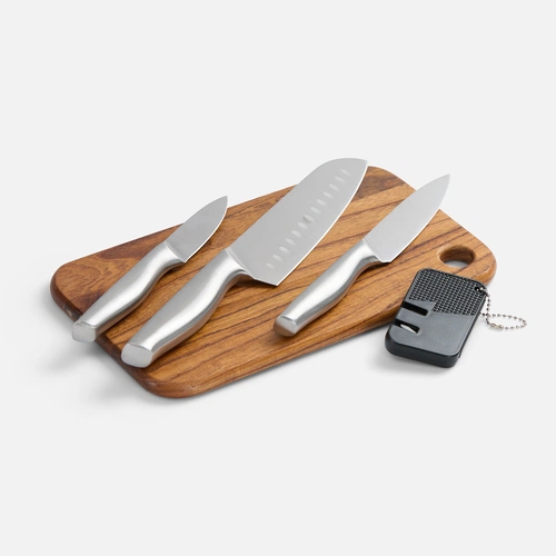 Набор для мяса Meateam с ножами и разделочной доской Набор для мяса Meateam с ножами и разделочной доской