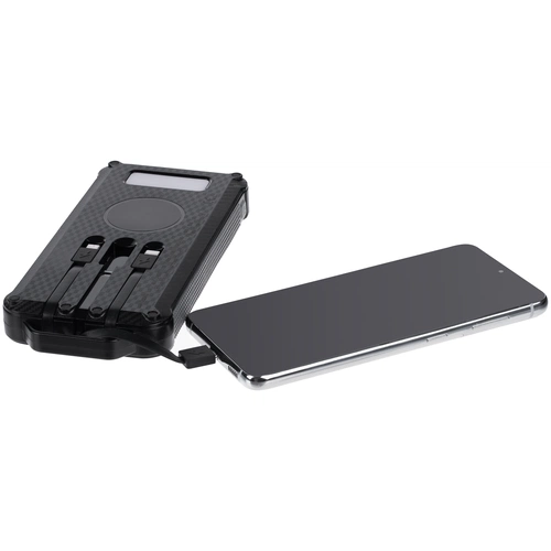 Аккумулятор защищенный Total Control 10000 мАч, черный с серым Аккумулятор защищенный Total Control 10000 мАч, черный с серым