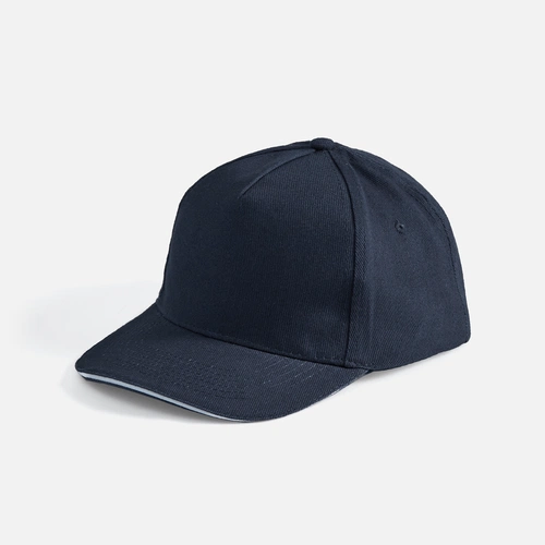 Бейсболка Long Beach, темно-синяя с белым Бейсболка Long Beach, темно-синяя с белым