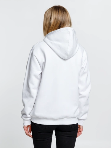 Толстовка на молнии с капюшоном Siverga Heavy, белая (белоснежная) Толстовка на молнии с капюшоном Siverga Heavy, белая (белоснежная)