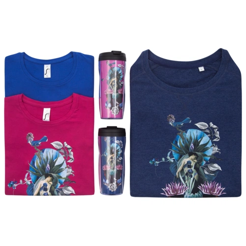 Футболка женская Beauty Sleep, ярко-розовая (фуксия) Футболка женская Beauty Sleep, ярко-розовая (фуксия)