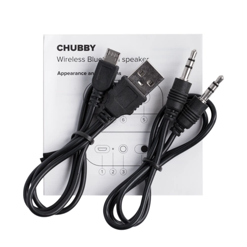 Беспроводная колонка Chubby, синяя Беспроводная колонка Chubby, синяя