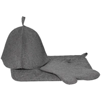 Набор для бани «Парилка», ver.2, серый