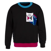 Толстовка с вязаными элементами, черная, размер XL