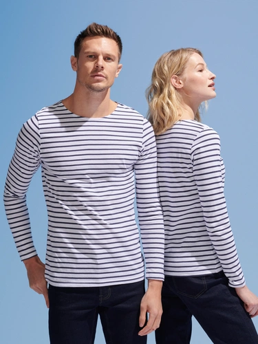 Футболка мужская Marine Men, белая с красным Футболка мужская Marine Men, белая с красным