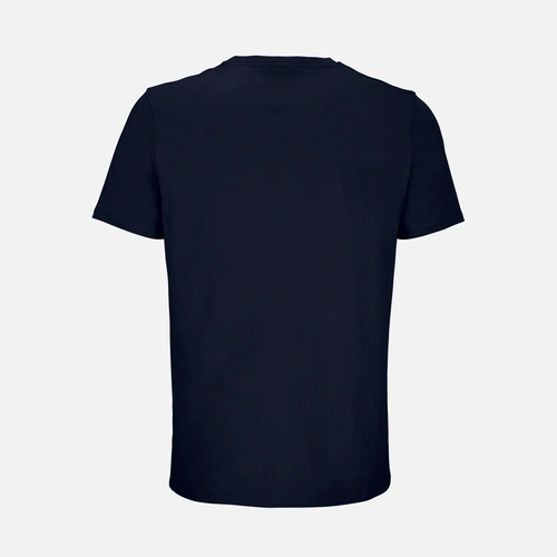 Футболка унисекс Lyam, темно-синяя Футболка унисекс Lyam, темно-синяя