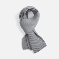 Шарф Nordkyn, светло-серый меланж