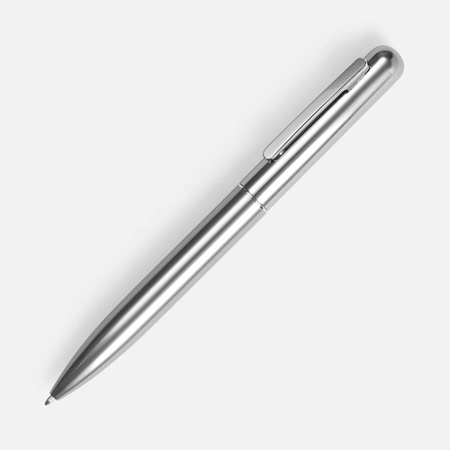 Ручка шариковая Scribo, серо-стальная Ручка шариковая Scribo, серо-стальная