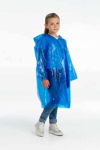 Дождевик-плащ детский BrightWay Kids, синий Дождевик-плащ детский BrightWay Kids, синий