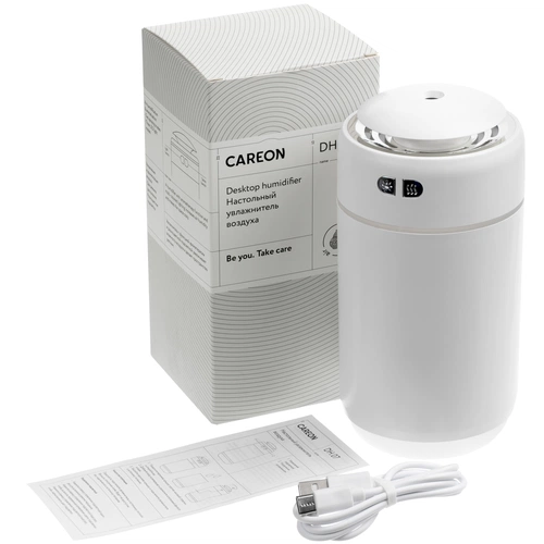 Настольный увлажнитель воздуха с подсветкой DH07, белый Настольный увлажнитель воздуха с подсветкой DH07, белый